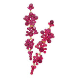Bubble Stone Cluster Dangle Evening Earrings - Madeline Love - Flyclothing LLC