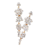 Bubble Stone Cluster Dangle Evening Earrings - Madeline Love - Flyclothing LLC