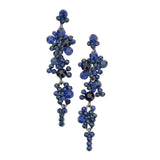 Bubble Stone Cluster Dangle Evening Earrings - Madeline Love - Flyclothing LLC