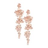 Bubble Stone Cluster Dangle Evening Earrings - Madeline Love - Flyclothing LLC