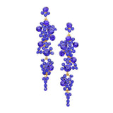 Bubble Stone Cluster Dangle Evening Earrings - Madeline Love - Flyclothing LLC