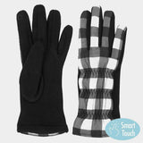 Buffalo Plaid Smart Touch Gloves - Madeline Love - Flyclothing LLC