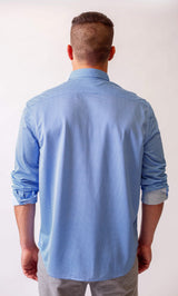 Studio Dot Long Sleeve Tech Shirt - Blue - Buki - Flyclothing LLC