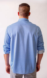 Studio Dot Long Sleeve Tech Shirt - Blue - Buki - Flyclothing LLC