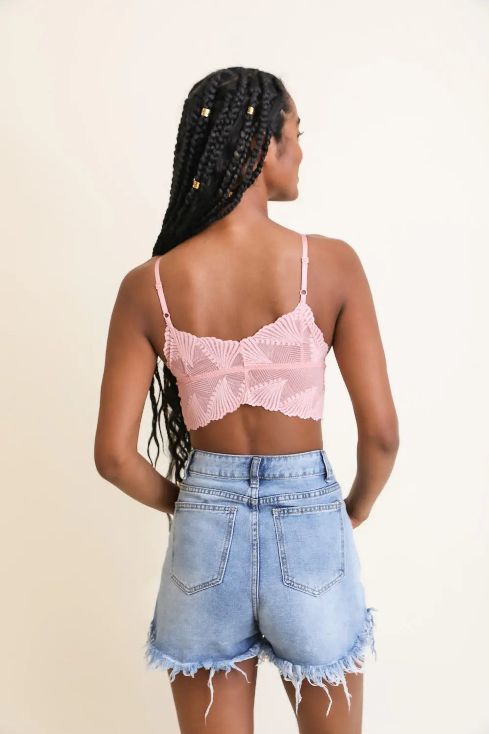 Butterfly Scallop Lace Bralette - Boho Clothing and Accessories - Flyclothing LLC