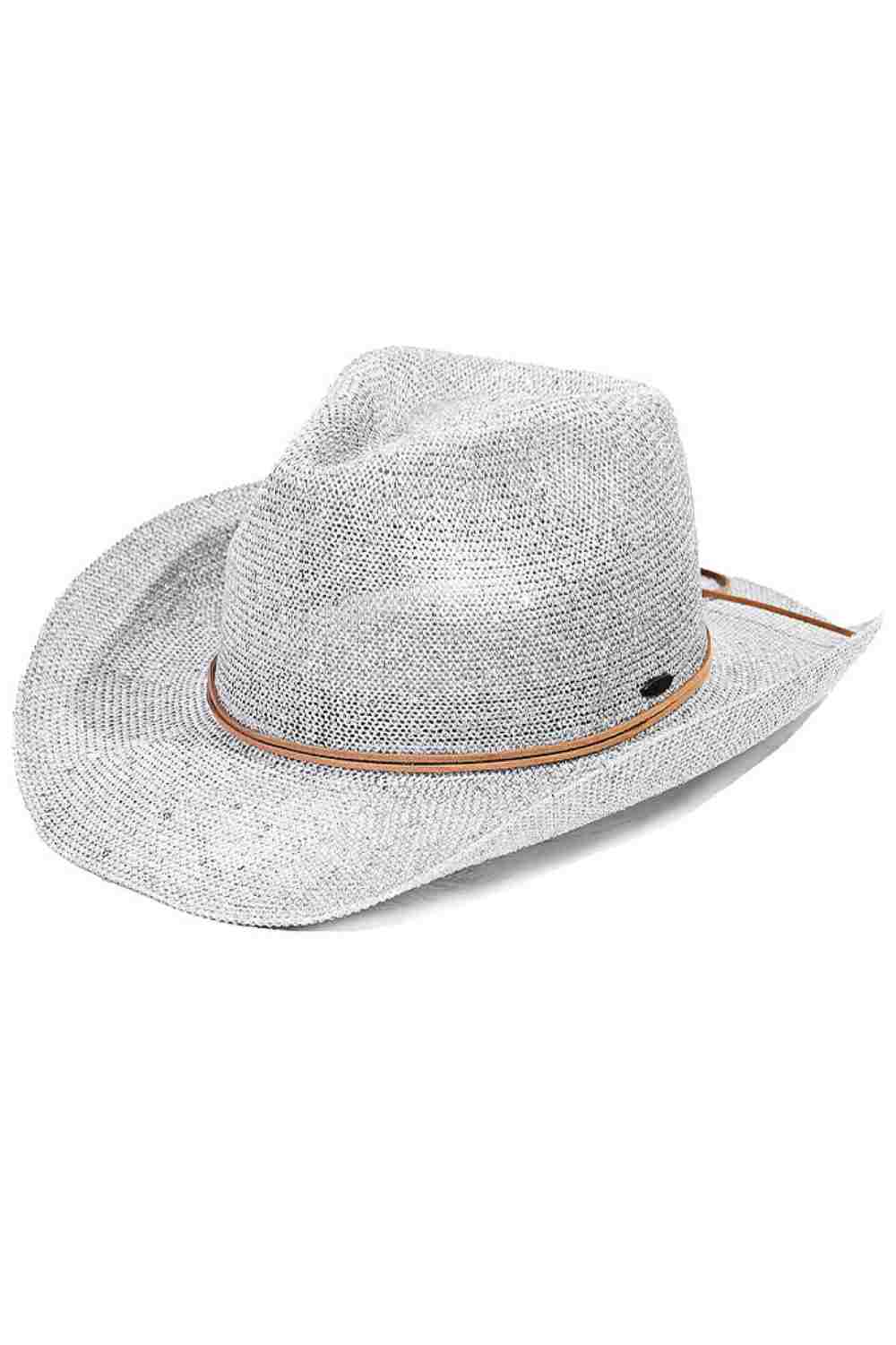 C.C Kids Suede String Band Sequin Cowboy Hat - Madeline Love - Flyclothing LLC