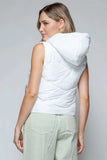 Snobbish Zip Up Quilted Hooded Vest - Trendsi - Flyclothing LLC