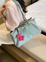 Lightweight Canvas Shoulder Bag - Trendsi - Flyclothing LLC