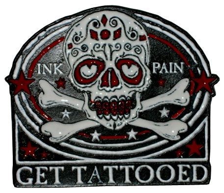 Get Tattooed Belt Buckle - Anonymous