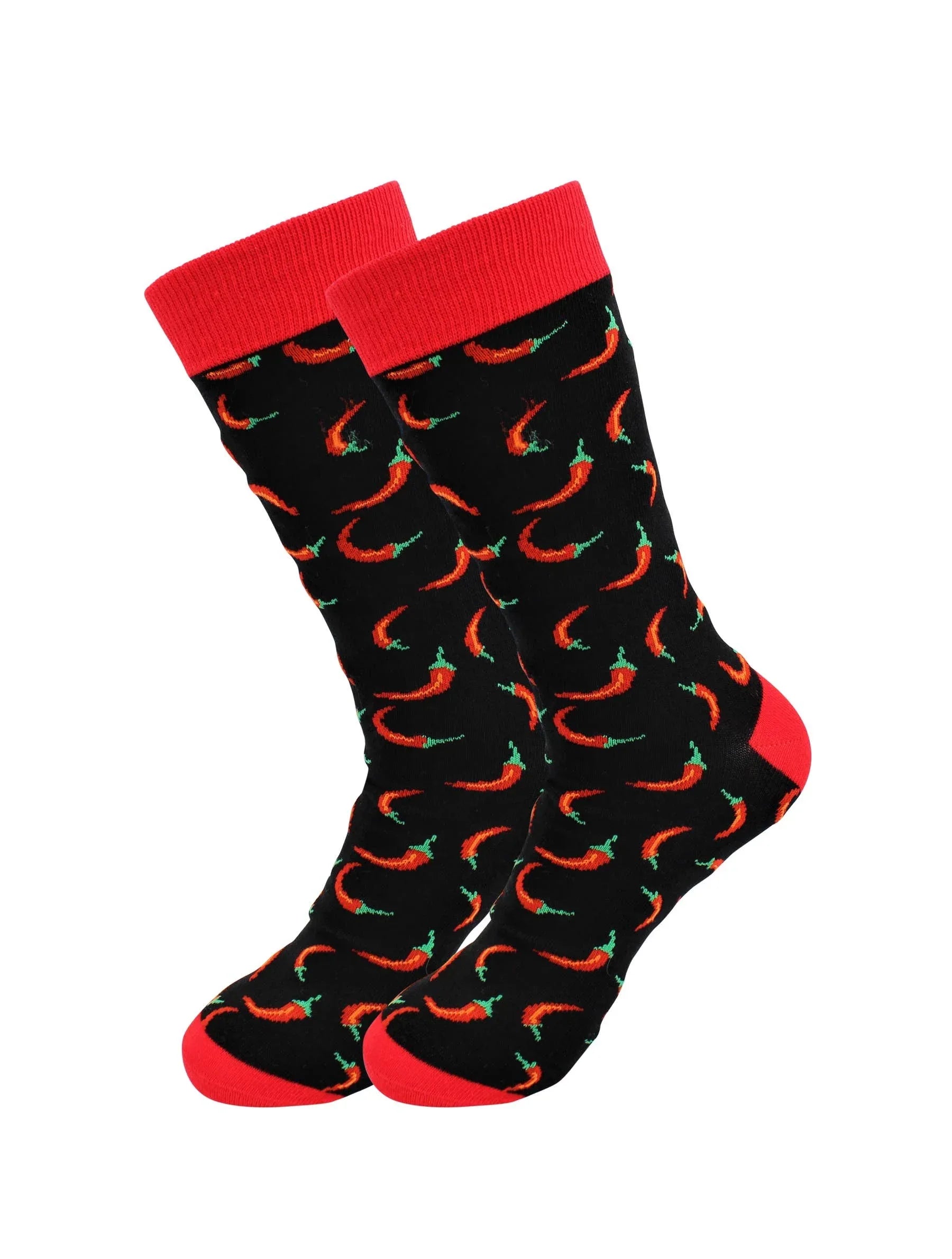 Chili Pepper Socks - Comfy Cotton for Men & Women - Real Sic - Flyclothing LLC