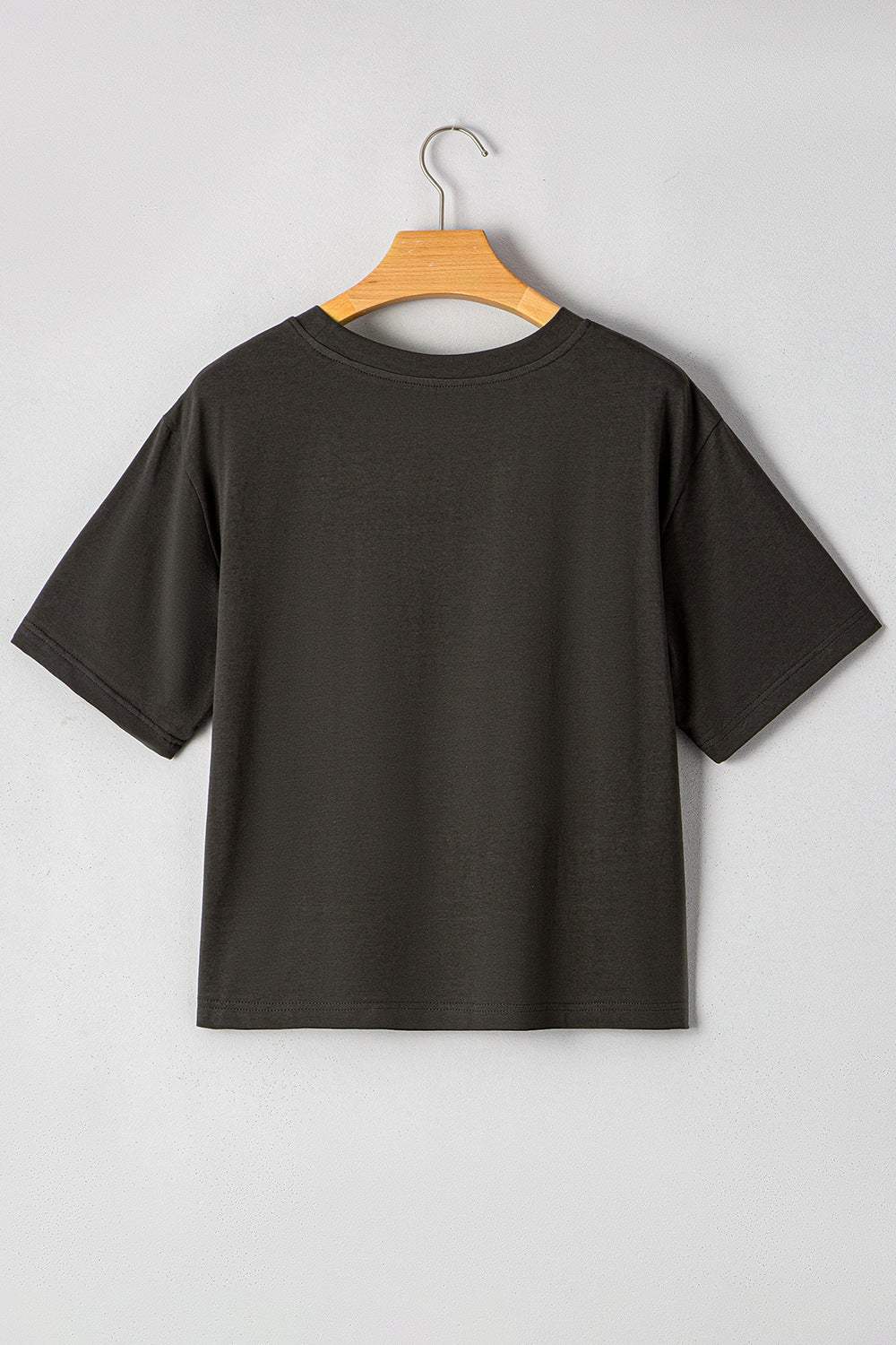 Bull Head Skull Round Neck Short Sleeve T Shirt - Trendsi - Flyclothing LLC