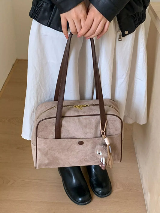 Vintage Handbag with Charm - Trendsi - Flyclothing LLC