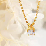 18K Gold-Plated Pendant Necklace - Trendsi - Flyclothing LLC