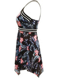 Cutout Printed Two-Piece Swim Set - Trendsi - Flyclothing LLC