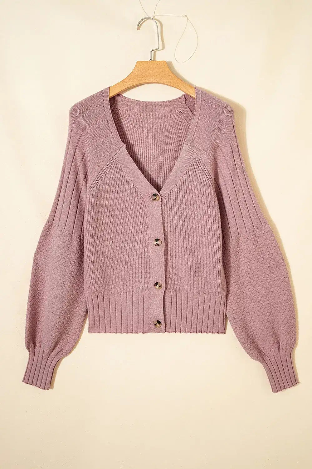 V-Neck Button-Down Cardigan - Trendsi - Flyclothing LLC