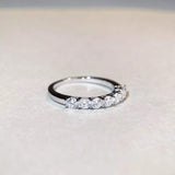 925 Sterling Silver Zircon Ring - Trendsi - Flyclothing LLC