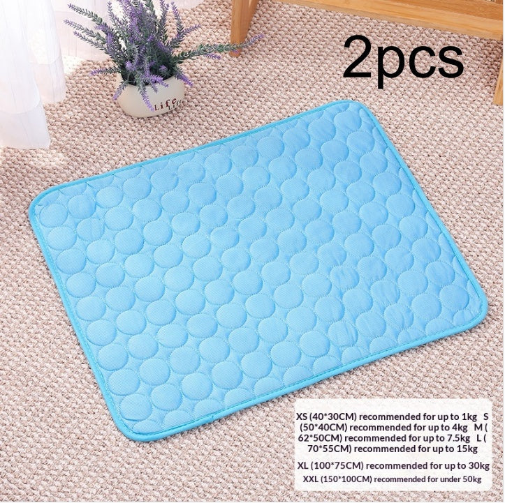 Pet Sofa Cooling Ice Silk Pad Temperature Lowering Sleeping Mat