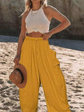 Full Size Wide Leg Pants with Pockets Plus Size - Trendsi - Flyclothing LLC