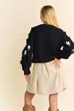 Davi & Dani Floral Pattern Button Down Cardigan - Trendsi