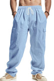 Men's Full Size Drawstring Pants with Pockets Plus Size - Trendsi