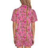 Baha Ranch Pink Yeehaw Women's Western Pajama Set