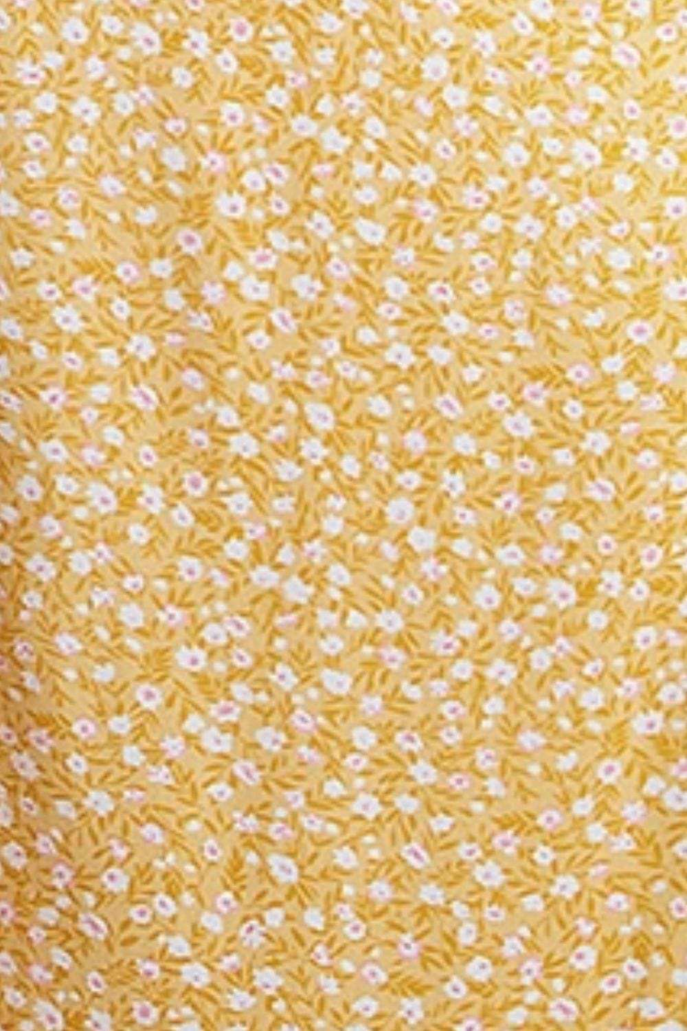 Smocked Printed Square Neck Maxi Cami Dress - Trendsi - Flyclothing LLC