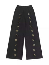 Eyelet Crop Top and Wide-Leg Pants Set - Trendsi - Flyclothing LLC
