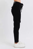 Judy Blue Full Size High Waist Cargo Cuffed Jogger Plus Size - Trendsi