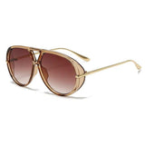 Aviator Fashion Sunglasses with Yellow Tinted Lenses - Trendsi - Flyclothing LLC