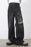 Men's Distressed Baggy Jeans - Trendsi
