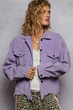 POL Button Down Corduroy Trucker Jacket - Trendsi