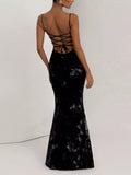 Sweetheart Neck Spaghetti Strap Maxi Dress - Trendsi - Flyclothing LLC