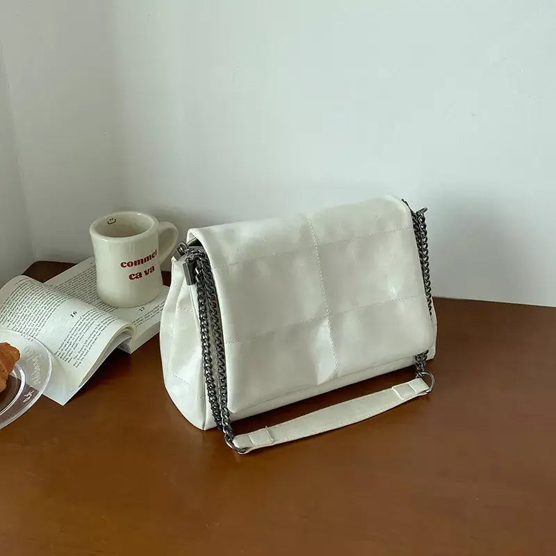 Flap Chain Shoulder Bag - Trendsi - Flyclothing LLC