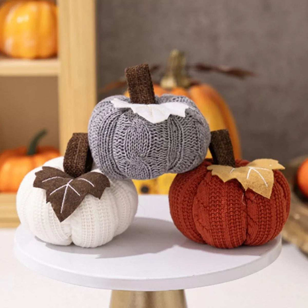 Knitted Pumpkin Decorative Ornaments - Trendsi - Flyclothing LLC
