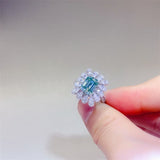 1 Carat Moissanite 925 Sterling Silver Ring - Trendsi