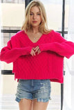 ADORA Ruffle Detail Adorable Sweater - Trendsi - Flyclothing LLC