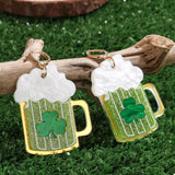 Lucky Clover Dangle Earrings - Trendsi - Flyclothing LLC