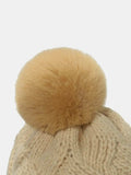 Roll Rim Cable-Knit Hat - Trendsi - Flyclothing LLC