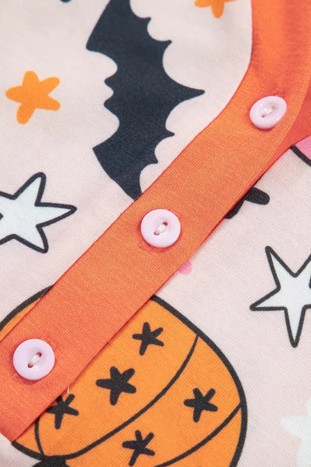 Halloween Pumpkin Print Long Sleeve Home Wear Lounge Set - Trendsi - Flyclothing LLC