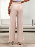 Tied Wide Leg Pants with Pockets Trendsi