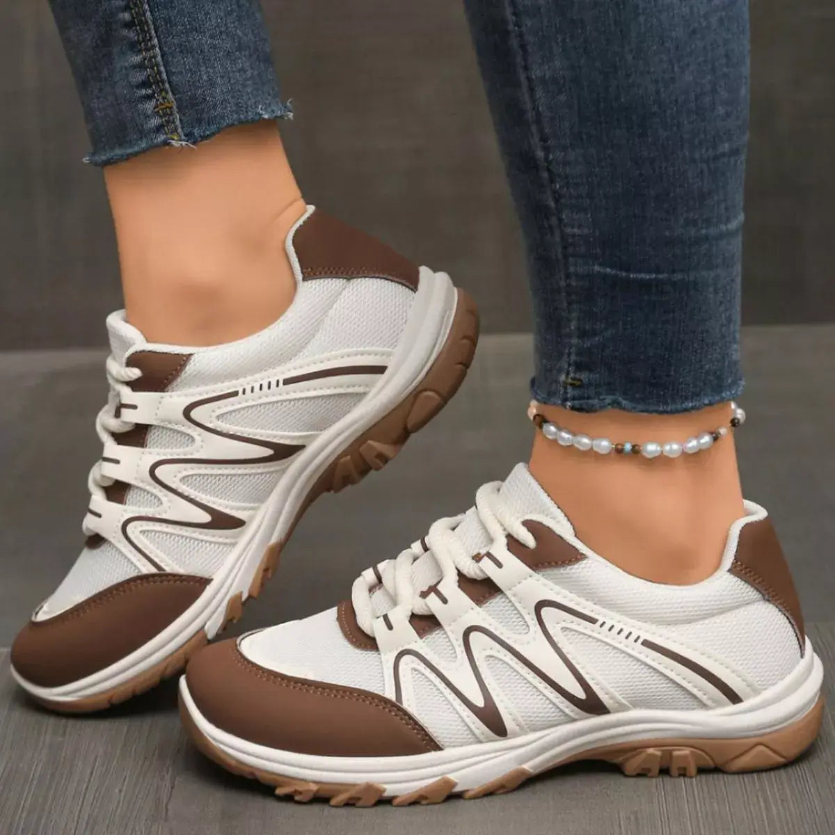 Lightweight Lace Up Athletic - Trendsi - Flyclothing LLC