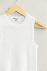HYFVE Ribbed Knit Cropped Tank - Trendsi - Flyclothing LLC