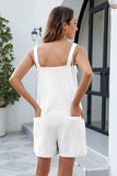 Knotted Strap Romper with Pockets - Trendsi - Flyclothing LLC
