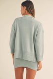 MABLE 3 Pieces Sweater Set with Crop Cami, Mini Skirt, Cardigan - Trendsi - Flyclothing LLC