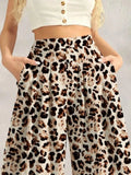 Printed Wide Leg Pants - Trendsi