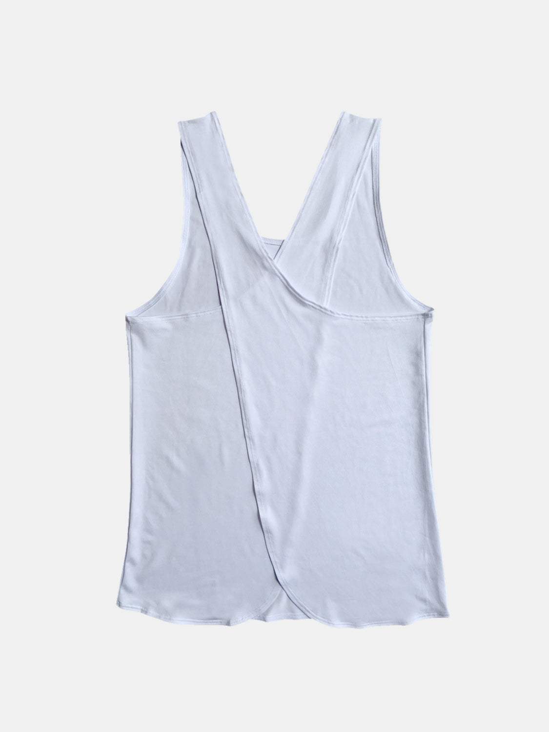 Crisscross Scoop Neck Active Tank - Trendsi - Flyclothing LLC