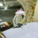 1 Carat Moissanite Zircon 925 Sterling Silver Ring - Trendsi - Flyclothing LLC