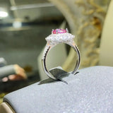 1 Carat Moissanite Zircon 925 Sterling Silver Ring - Trendsi