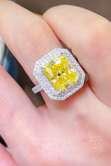 2 Carat Moissanite 925 Sterling Silver Ring - Trendsi - Flyclothing LLC