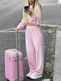 Zip Up Hoodie and Pocketed Pants Set - Trendsi - Flyclothing LLC